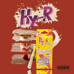 Goldkine HY-R Strawberry Shortcake Liquid Diamond Infused Preroll Pack (5x.6g)