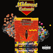 Midwest Extracts Cart Strawberry Skittlez 1g