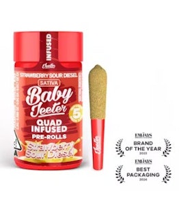 JEETER - Jeeter Baby .5g Strawberry Sour Diesel Infused Pre-Roll 5pk 