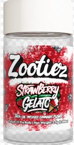 Zooties Multipack 2.5G Strawberry Gelato Infused Pre-Rolls