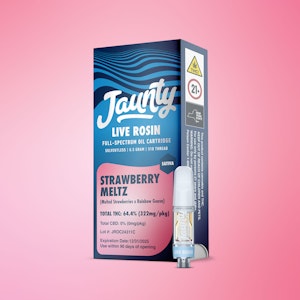 JAUNTY - Jaunty - Strawberry Meltz - 0.5g Live Rosin Cart