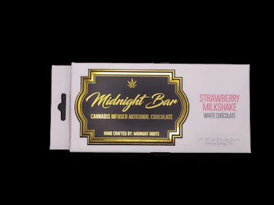MIDNIGHT ROOTS - 200mg Midnight Bar - Strawberry Milkshake