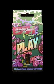 PLAY - Strawberry Runtz - 1g Hash Infused Distillate Cart