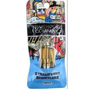 TRAP HOUSE - THC Strawberry Shortcake | 1g Distillate 510 Vape Cart