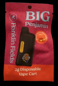 FRANKLIN FIELDS - FF DISPOSABLE VAPE INDICA STRAWBERRY SHORTCAKE 2G