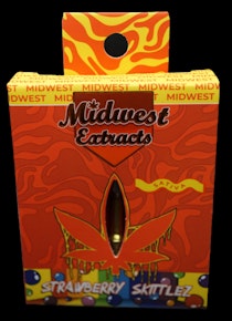 Midwest Extracts Strawberry Skittlez 1G Cart