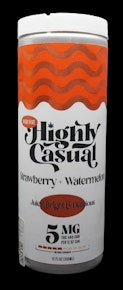 High Five | Seltzer | Strawberry + Watermelon | Single Can | 5mg (1:1)