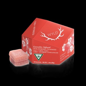 WYLD Strawberry 200mg CBD : 10mg THC