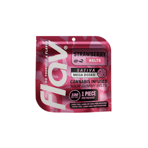 FLAV - Flav | Mega Belt | Live Resin Strawberry Gummy | 100mg