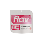 FLAV - SOUR STRAWBERRY LIVE RESIN GUMMY BELTS 100MG