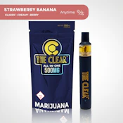 THE CLEAR - STRAWBERRY BANANA 0.5G DISPOSABLE VAPE