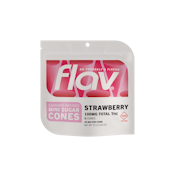 FLAV - STRAWBERRY MINI SUGAR CONES 100 MG