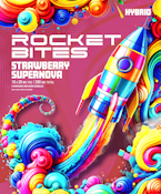 Distro 10 Rocket Bites - Strawberry Super Nova - 200mg Gummies