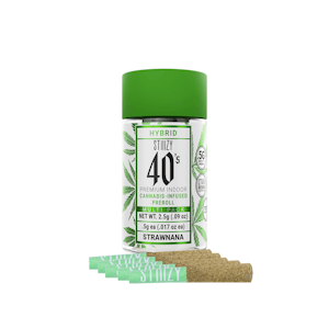 STIIIZY - Strawnana 40's Multi Pack Infused Pre-roll 0.5g x 5pk