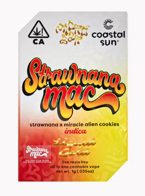 Micro Bar - Micro Bar 1g Strawnana Mac Live Resin AIO Disposable Main Image
