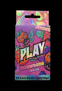 PLAY - Strawnana - 1g Infused Live Resin Cart