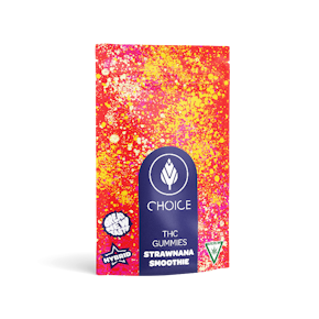 Choice Gummies - Strawnana Smoothie - 100mg