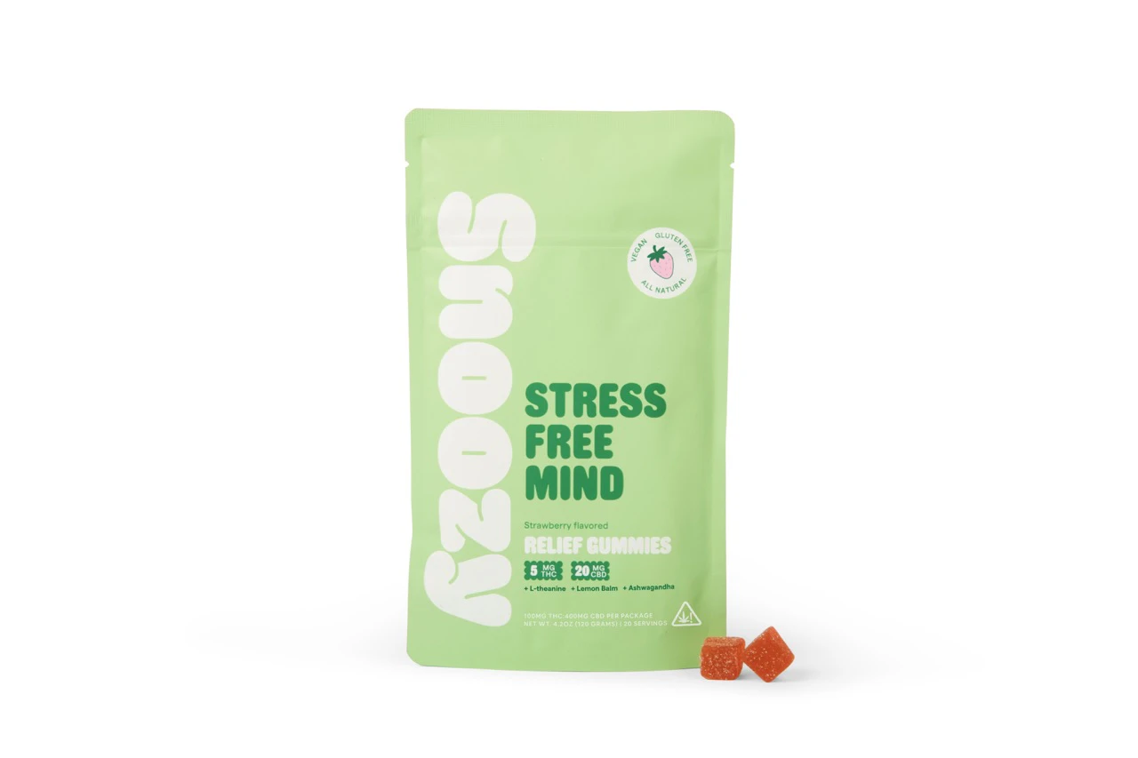 SNOOZY - Snoozy | Stress Free Mind | Strawberry Gummies | 100mg Main Image