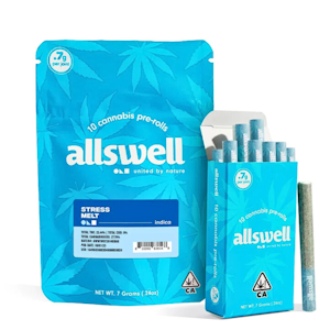 ALLSWELL - Stress Melt 10 pack Prerolls (7g)