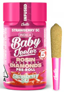 JEETER: Strawberry Shortcake Liquid Diamonds Infused Baby Jeeter .5g Pre-Rolls 5pk (I)