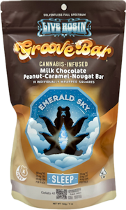 Emerald Sky - Sleep Milk Chocolate Live Rosin Peanut Caramel Nougat Bites 10:2:4 160mg 10 Pack - Emerald Sky