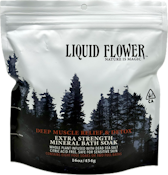 Deep Muscle Relief & Detox Extra Strength 16oz Mineral Bath Soak - Liquid Flower