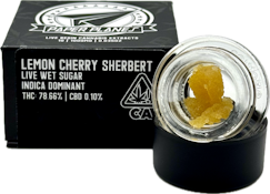 Lemon Cherry Sherbert 1g Live Resin Wet Sugar - Paper Planes