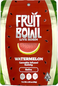 Watermelon Sativa 100mg Live Rosin Gummies - Fruit Bowl