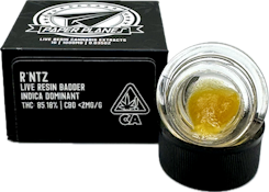 R*ntz 1g Live Resin Badder - Paper Planes