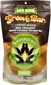 Milk Chocolate Live Rosin Peanut Caramel Nougat Bites Hybrid 100mg 10 Pack - Emerald Sky