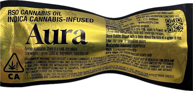 Aura - Indica 1g RSO - Aura