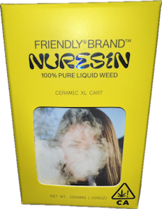 FRIENDLY BRAND - Papaya Mochi 1g Nucleus Live Resin Cart - Friendly Brand