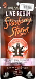 Emerald Sky - Strawberry Storm Hybrid 110mg Single Gummy - Emerald Sky