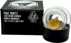 Mac Mintz 1g Live Resin Badder - Paper Planes