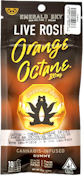 Orange Octane Sativa 110mg Single Gummy - Emerald Sky