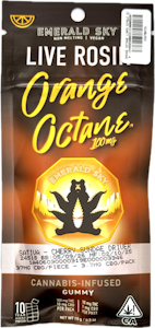 Emerald Sky - Orange Octane Sativa 110mg Single Gummy - Emerald Sky
