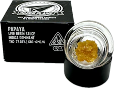 Papaya 1g Live Resin Sauce - Paper Planes