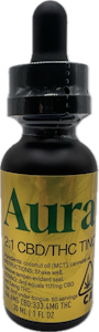 Aura - 2:1 CBD/THC - Tincture - 1000mg - 30ml