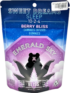 Emerald Sky - Sweet Dreams Berry Bliss Sleep 10:2:4 160mg 5 Pack Gummies - Emerald Sky