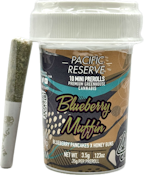 Blueberry Muffin 3.5g 10 Pack Mini Pre-Rolls - Pacific Reserve