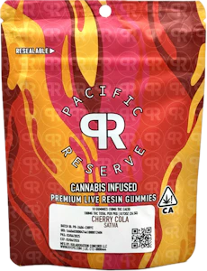 PACIFIC RESERVE - Cherry Cola 100mg Live Resin 10 Pack Gummies - Pacific Reserve