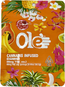 Strawberry Banana 100mg Distillate 10 Pack Gummies - Ole' 4 Fingers