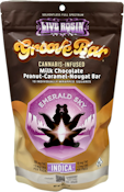 Milk Chocolate Live Rosin Peanut Caramel Nougat Bites Indica 100mg 10 Pack - Emerald Sky