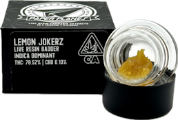 Lemon Jokerz 1g Live Resin Badder - Paper Planes