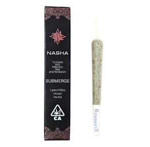 Pinnacle x Strawberry Banana | Submerge | Hash Infused Preroll | Nasha