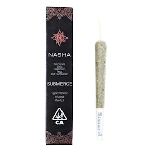 NASHA - Black Magic x Modified Bananas | Submerge | Hash Infused Preroll | Nasha