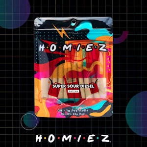 Homiez - Homiez - Super Lemon Haze 1G Pre-Roll (28 Pack)