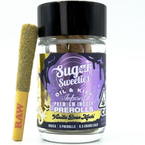 Sugar Sweeties - Vanilla Bean Mochi 2.5g 5 Pack Infused Pre-Rolls - Sugar Sweeties