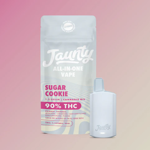 Jaunty - Sugar Cookie -Hybrid- 90% THC | 1.5g Palm (Vape Pen) | Jaunty     -f4  Back