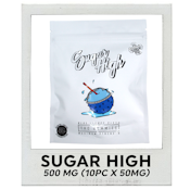 Sugar Highs - Blue Lychee Slush (10pc x 50mg)